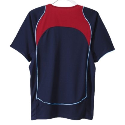 Atlético Madrid Herr Bortatröja Retro 2004-2005 Kortärmad Billig Fotbollströja-1