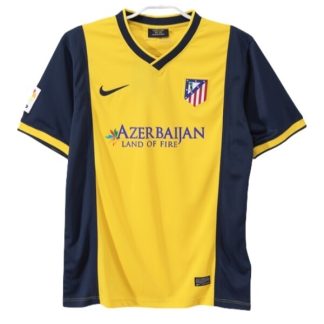 Atlético Madrid Herr Bortatröja Retro 2013-2014 Kortärmad Billig Fotbollströja