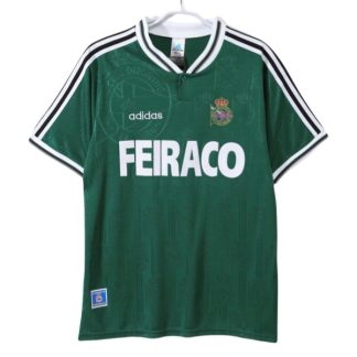 Deportivo de La Coruña Bortatröja Retro 1999-2000 Kortärmad Billig Fotbollströja