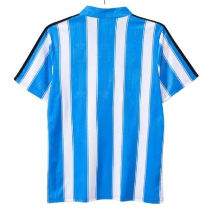Deportivo de La Coruña Hemmatröja Retro 1997-1998 Kortärmad Billig Fotbollströja-1