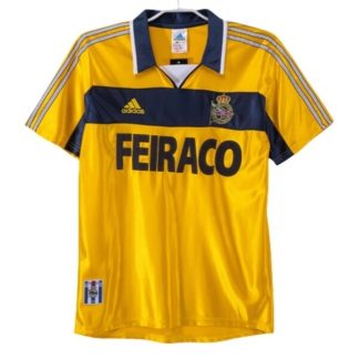 Deportivo de La Coruña Tredjetröja Retro 1999-2000 Kortärmad Billig Fotbollströja