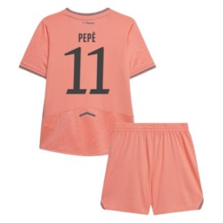 FC Porto Barn Bortatröja 2025/26 Pepê #11 Fotbollsställ med Shorts