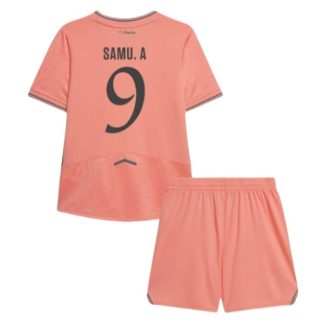 FC Porto Barn Bortatröja 2025/26 Samu Omorodion #9 Fotbollsställ med Shorts