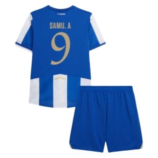 FC Porto Barn Hemmatröja 2025/26 Samu Omorodion #9 Fotbollsställ med Shorts