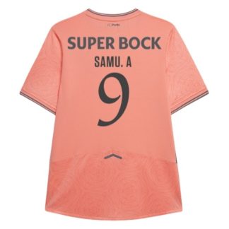 FC Porto Herr Bortatröja 2025/26 Samu Omorodion #9 Kortärmad Billig Fotbollströja