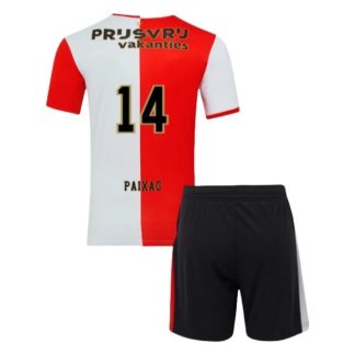 Feyenoord Barn Hemmatröja 2025/26 Igor Paixao #14 Fotbollsställ med Shorts