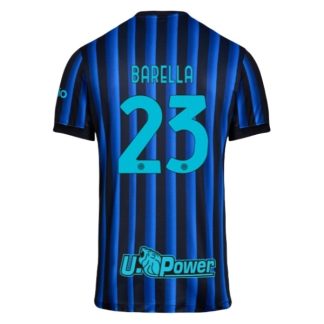 Inter Milan Herr Hemmatröja 2025/26 Nicolò Barella #23 Kortärmad Billig Fotbollströja