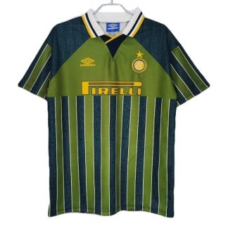 Inter Milan Tredjetröja Retro 1995-1996 Kortärmad Billig Fotbollströja