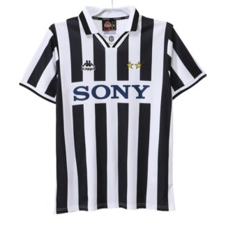 Juventus Hemmatröja Retro 1995-1997 Kortärmad Billig Fotbollströja