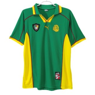 Kamerun Herr Hemmatröja Retro 1998-1999 Kortärmad Billig Fotbollströja
