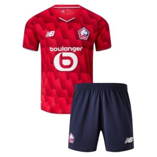LOSC Lille Barn Hemmatröja 2025/26 Fotbollsställ med Shorts
