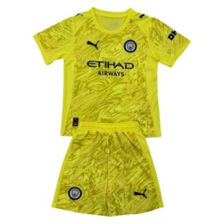 Manchester City Barn Målvakt Tredjetröja 2025/26 Fotbollsställ med Shorts