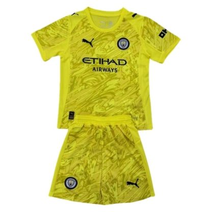 Manchester City Barn Målvakt Tredjetröja 2025/26 Fotbollsställ med Shorts