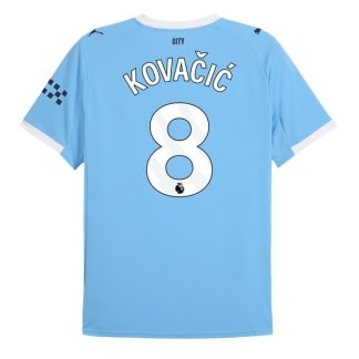 Manchester City Herr Hemmatröja 2025/26 Mateo Kovačić #8 Kortärmad Billig Fotbollströja