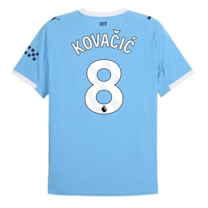 Manchester City Herr Hemmatröja 2025/26 Mateo Kovačić #8 Kortärmad Billig Fotbollströja