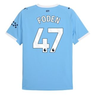 Manchester City Herr Hemmatröja 2025/26 Phil Foden #47 Kortärmad Billig Fotbollströja