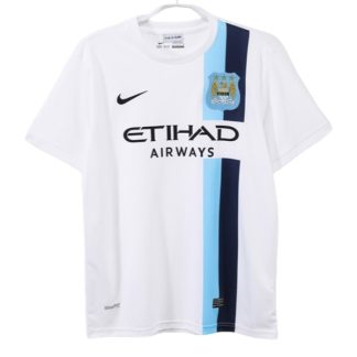 Manchester City Tredjetröja Retro 2013-2014 Kortärmad Billig Fotbollströja