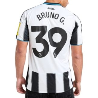 Newcastle United Herr Hemmatröja 2025/26 Bruno Guimarães #39 Kortärmad Billig Fotbollströja