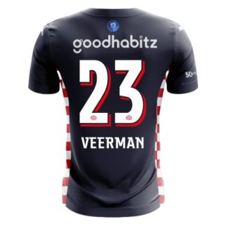 PSV Eindhoven Herr Bortatröja 2025/26 Joey Veerman #23 Kortärmad Billig Fotbollströja