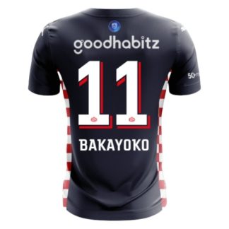 PSV Eindhoven Herr Bortatröja 2025/26 Johan Bakayoko #11 Kortärmad Billig Fotbollströja