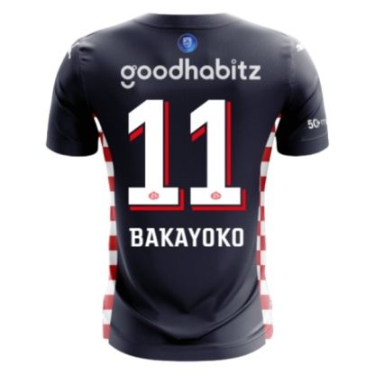 PSV Eindhoven Herr Bortatröja 2025/26 Johan Bakayoko #11 Kortärmad Billig Fotbollströja