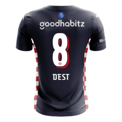 PSV Eindhoven Herr Bortatröja 2025/26 Sergiño Dest #8 Kortärmad Billig Fotbollströja