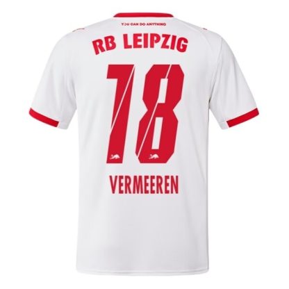 RB Leipzig Herr Hemmatröja 2025/26 Arthur Vermeeren #18 Kortärmad Billig Fotbollströja