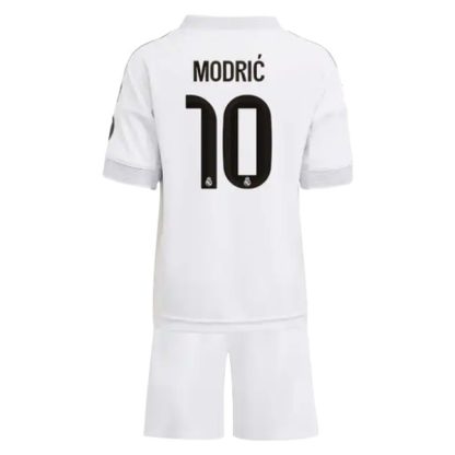 Real Madrid Barn Hemmatröja 2025/26 Luka Modrić #10 Fotbollsställ med Shorts
