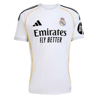 Real Madrid Hemmatröja 2025/26 Kortärmad Billig Fotbollströja