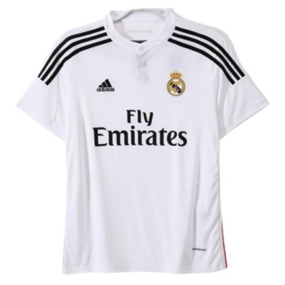 Real Madrid Hemmatröja Retro 2014-2015 Kortärmad Billig Fotbollströja