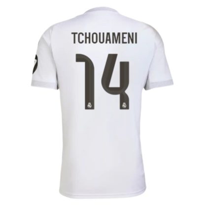 Real Madrid Herr Hemmatröja 2025/26 Aurélien Tchouaméni #14 Kortärmad Billig Fotbollströja