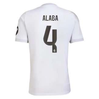 Real Madrid Herr Hemmatröja 2025/26 David Alaba #4 Kortärmad Billig Fotbollströja