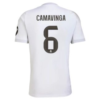 Real Madrid Herr Hemmatröja 2025/26 Eduardo Camavinga #6 Kortärmad Billig Fotbollströja