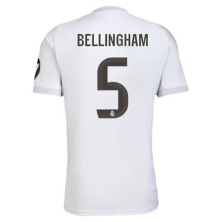 Real Madrid Herr Hemmatröja 2025/26 Jude Bellingham #5 Kortärmad Billig Fotbollströja