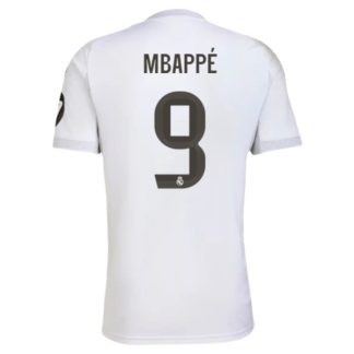 Real Madrid Herr Hemmatröja 2025/26 Kylian Mbappé #9 Kortärmad Billig Fotbollströja