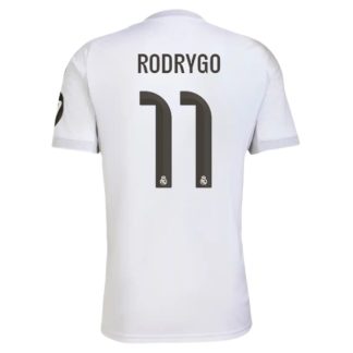 Real Madrid Herr Hemmatröja 2025/26 Rodrygo #11 Kortärmad Billig Fotbollströja