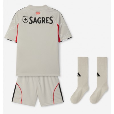 SL Benfica 2025/26 Bortatröja Barn Set – Kortärmad Fotbollströja med Shorts-1