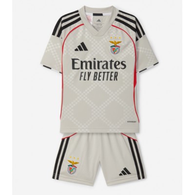 SL Benfica 2025/26 Bortatröja Barn Set – Kortärmad Fotbollströja med Shorts