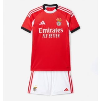 SL Benfica 2025/26 Hemmatröja Barn Set – Kortärmad Fotbollströja med Shorts