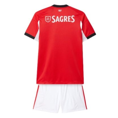 SL Benfica Barn Hemmatröja 2025/26 Fotbollsställ med Shorts-1