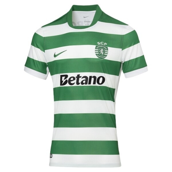 Sporting Lissabon Herr Hemmatröja 2025/26 Kortärmad Billig Fotbollströja