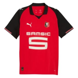 Stade Rennais FC Hemmatröja 2025/26 Kortärmad Billig Fotbollströja