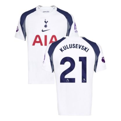 Tottenham Hotspur Herr Hemmatröja 2025/26 Dejan Kulusevski #21 Kortärmad Billig Fotbollströja