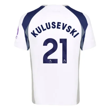 Tottenham Hotspur Herr Hemmatröja 2025/26 – Dejan Kulusevski 21 – Kortärmad Fotbollströja
