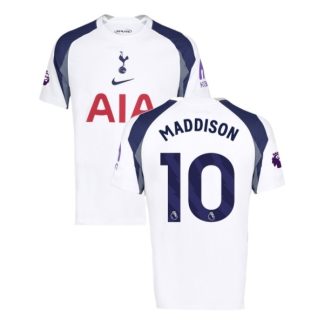 Tottenham Hotspur Herr Hemmatröja 2025/26 James Maddison #10 Kortärmad Billig Fotbollströja