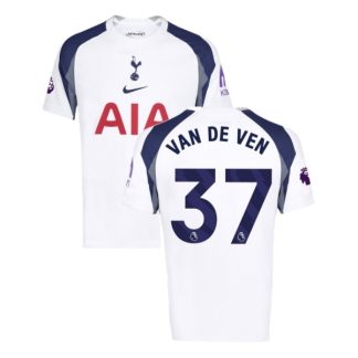 Tottenham Hotspur Herr Hemmatröja 2025/26 Micky van de Ven #37 Kortärmad Billig Fotbollströja