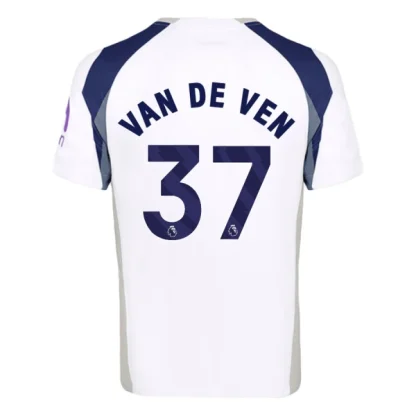 Tottenham Hotspur Herr Hemmatröja 2025/26 – Micky van de Ven 37 – Kortärmad Fotbollströja