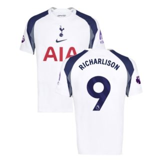 Tottenham Hotspur Herr Hemmatröja 2025/26 Richarlison #9 Kortärmad Billig Fotbollströja