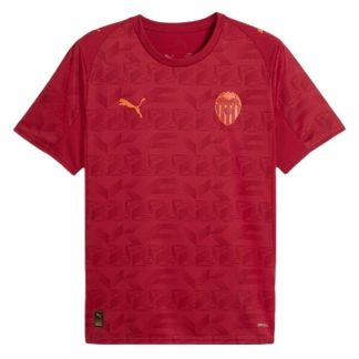 Valencia CF Herr Bortatröja 2025/26 Kortärmad Billig Fotbollströja