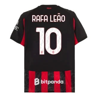 AC Milan Herr Hemmatröja 2025/26 – Rafael Leao 10 – Kortärmad Fotbollströja